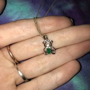 Teddy bear necklace